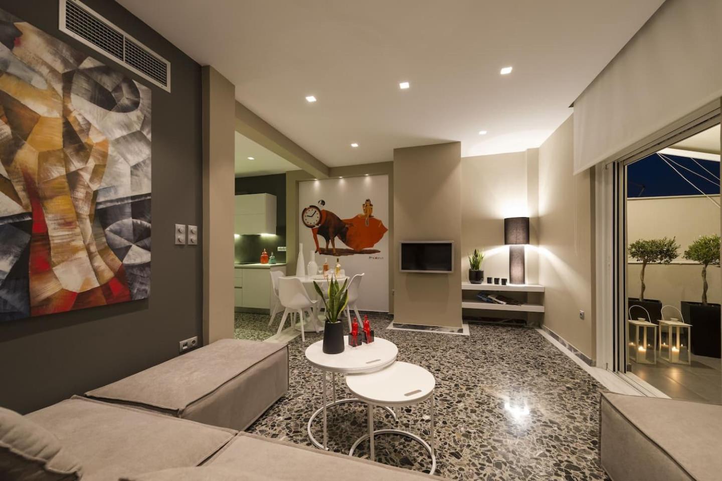 Ma Maison Nο 1, Penthouse, Acropolis And Lycabettus View, Ultra High Speed Internet 300 Mbps, 15' To Acropolis By Metro, 1' From Metro Station Athén Kültér fotó